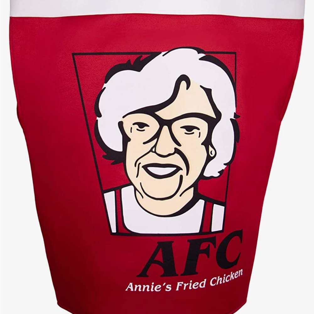 Bucket of chicken costume but the set or solo